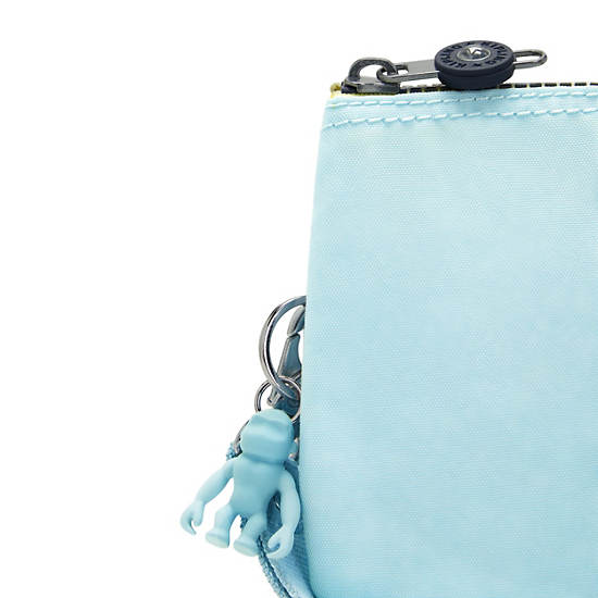 Kipling Creativity Extra Large Fashion Wristlet Handbag Meadow Blue | AU 1259DF